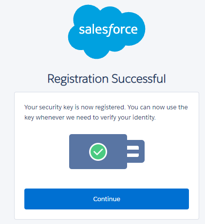 Securing Salesforce account with Token2 Security keys