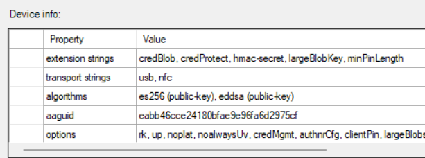 FIDO2.1 Security Key Management Tool - GUI for fido2-manage.exe