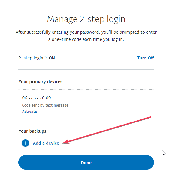 Secure your PayPal account with Token2 FIDO Security keys