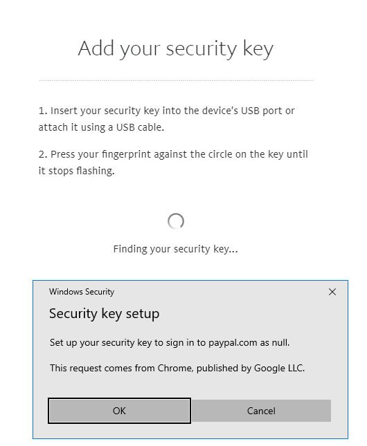 Secure your PayPal account with Token2 FIDO Security keys