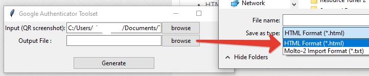 How to transfer TOTP profiles from Google Authenticator to a  Token2 hardware token