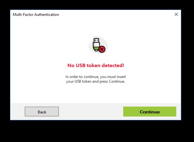 Enrolling and using Token2 USB Security keys with UserLock MFA