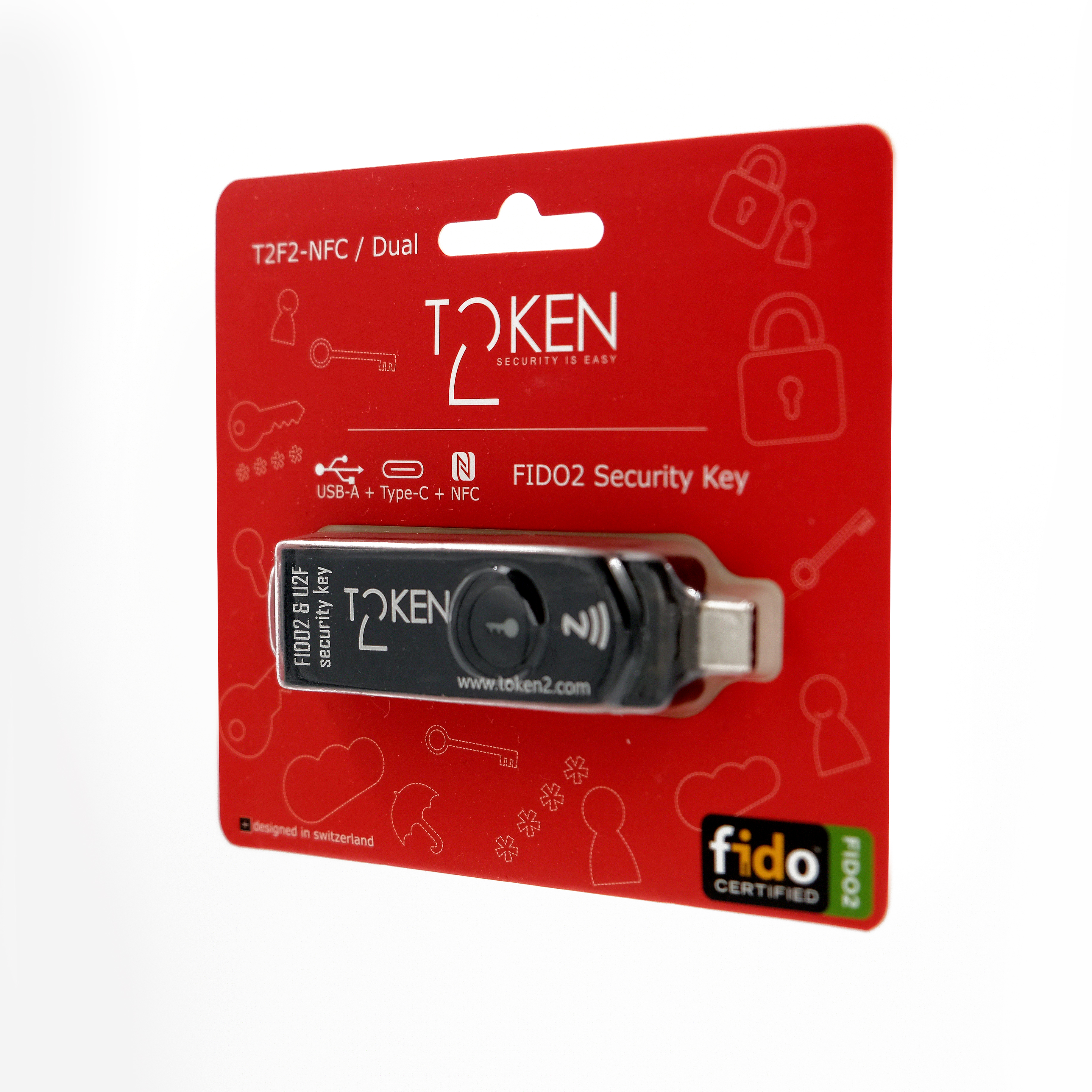 hvad som helst forstene Omkostningsprocent Token2 | Token2 T2F2-NFC-Dual FIDO2, U2F and TOTP Security Key with USB-A  and USB-TypeC Connectors | TOKEN2 MFA Products and Services | programmable  hardware token, FIDO2 key, U2F key, TOTP,