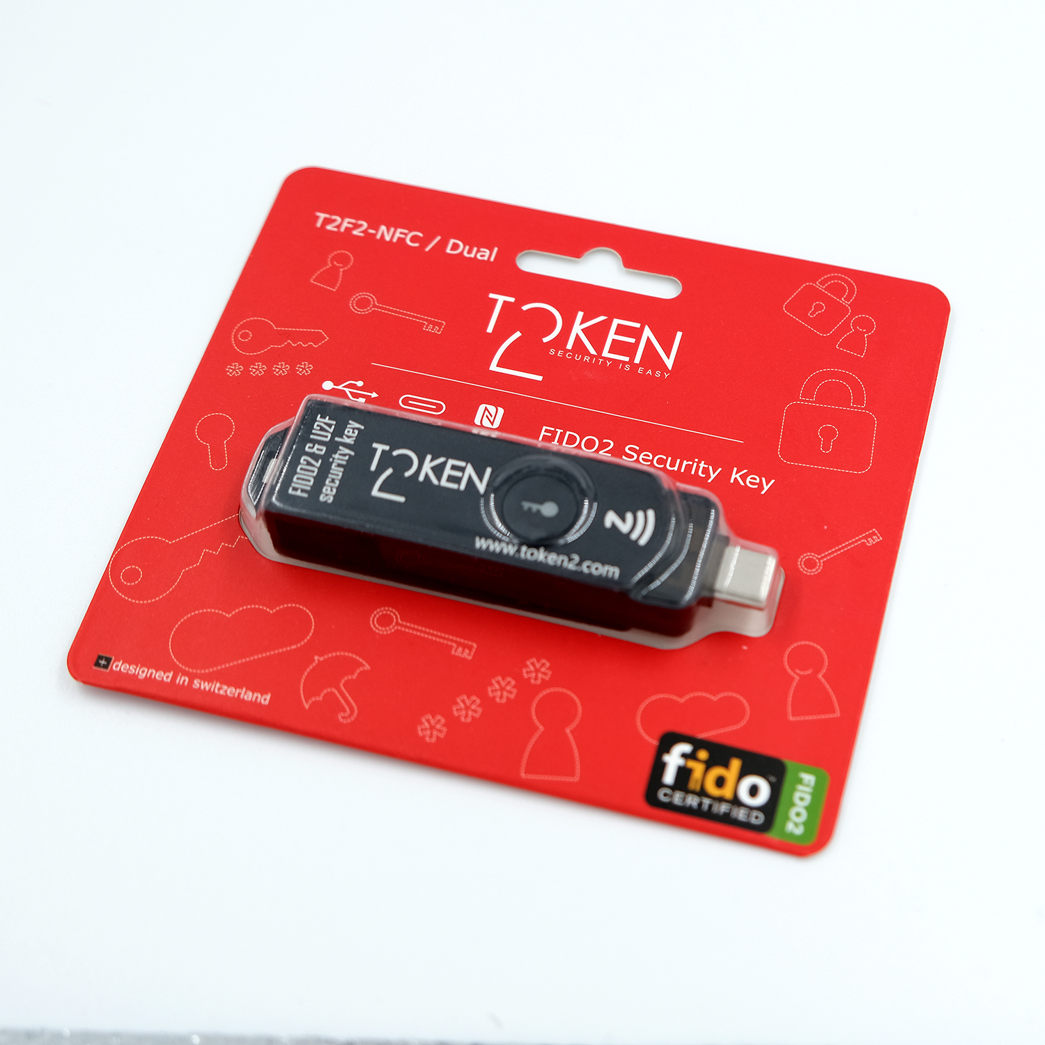 hvad som helst forstene Omkostningsprocent Token2 | Token2 T2F2-NFC-Dual FIDO2, U2F and TOTP Security Key with USB-A  and USB-TypeC Connectors | TOKEN2 MFA Products and Services | programmable  hardware token, FIDO2 key, U2F key, TOTP,